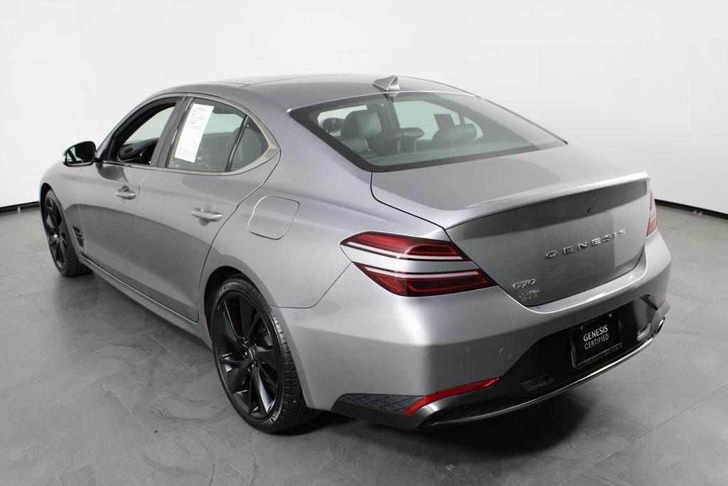 used 2023 Genesis G70 car, priced at $30,987