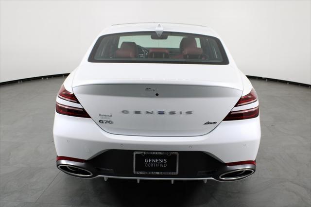 used 2025 Genesis G70 car, priced at $38,153