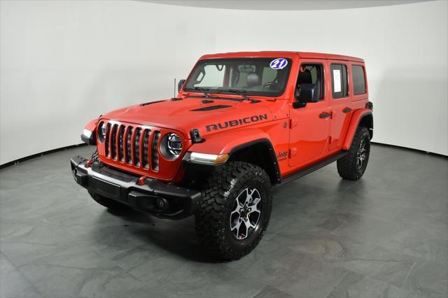 used 2021 Jeep Wrangler Unlimited car, priced at $37,987