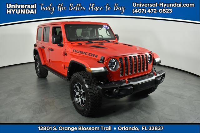 used 2021 Jeep Wrangler Unlimited car, priced at $37,987