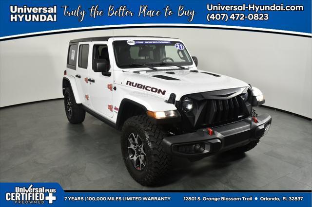 used 2021 Jeep Wrangler Unlimited car, priced at $37,987