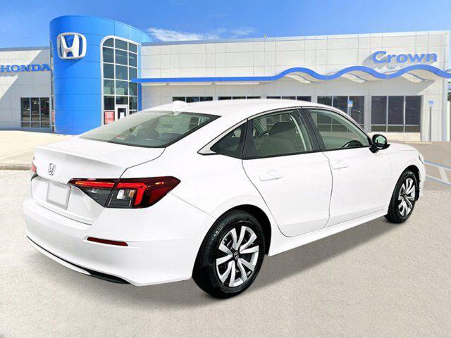 new 2025 Honda Civic car, priced at $25,988