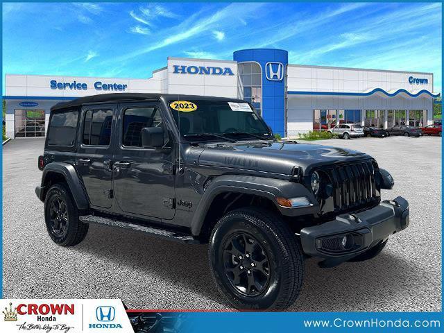 used 2023 Jeep Wrangler car, priced at $36,000