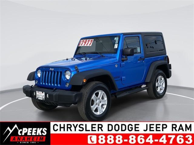 used 2015 Jeep Wrangler car, priced at $16,977