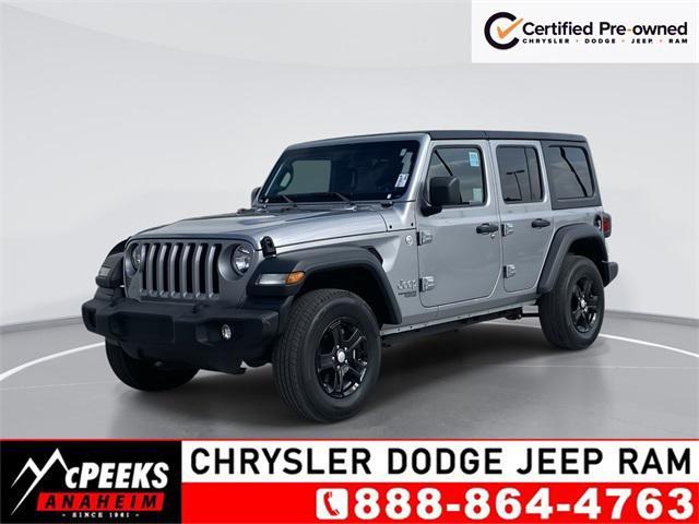 used 2020 Jeep Wrangler Unlimited car, priced at $22,990