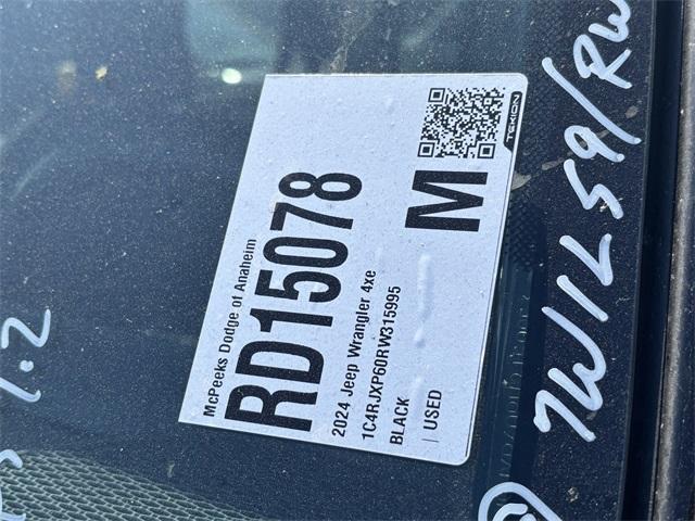 used 2024 Jeep Wrangler car, priced at $37,995