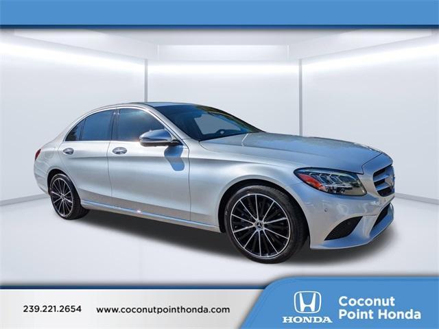 used 2021 Mercedes-Benz C-Class car, priced at $23,296