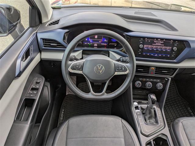 used 2023 Volkswagen Taos car, priced at $16,205