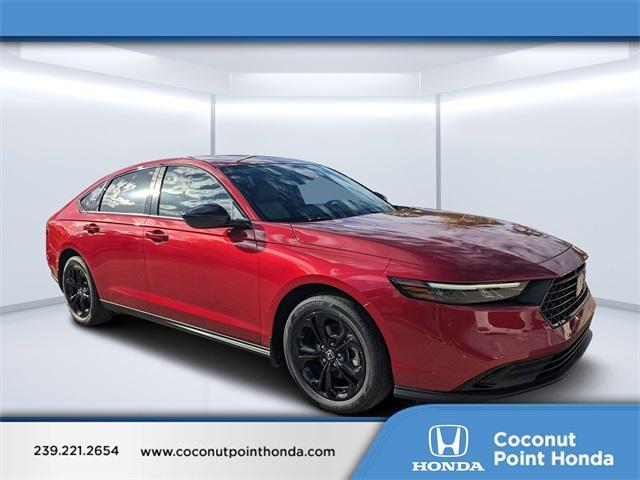 new 2025 Honda Accord car, priced at $30,275