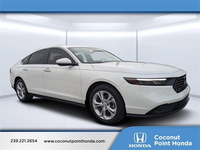 new 2025 Honda Accord car, priced at $29,527