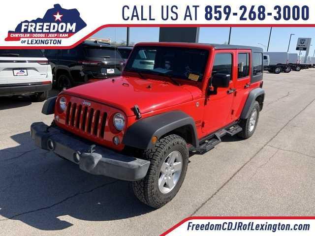 used 2018 Jeep Wrangler JK Unlimited car, priced at $19,895