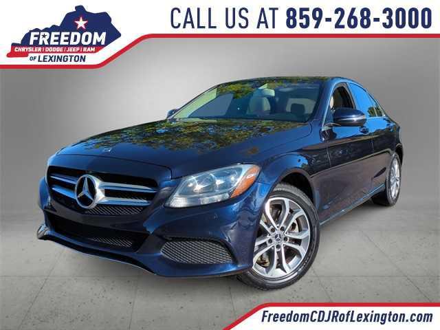 used 2018 Mercedes-Benz C-Class car, priced at $17,228