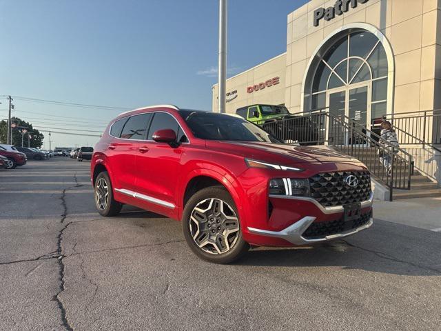 used 2021 Hyundai Santa Fe car, priced at $25,000