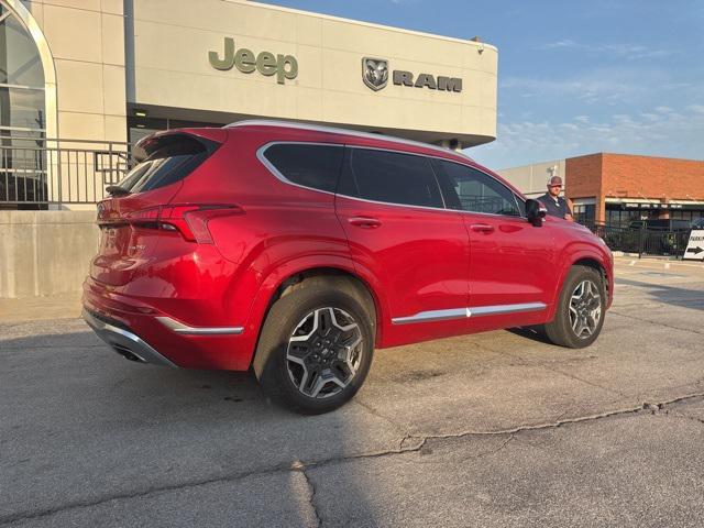 used 2021 Hyundai Santa Fe car, priced at $25,000