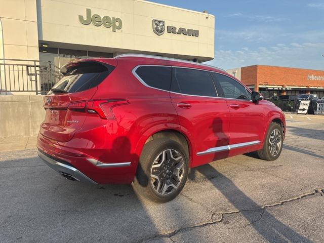 used 2021 Hyundai Santa Fe car, priced at $25,000