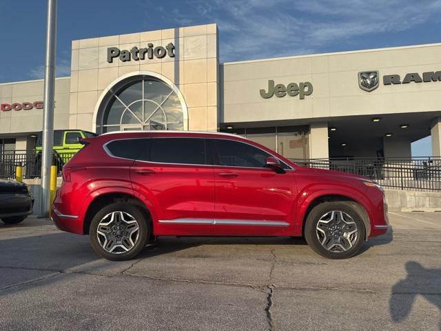 used 2021 Hyundai Santa Fe car, priced at $25,000