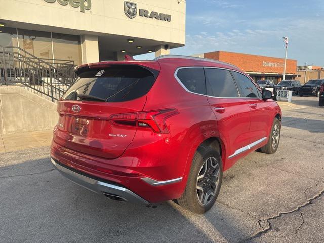 used 2021 Hyundai Santa Fe car, priced at $25,000