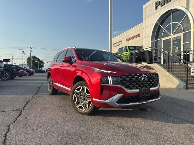 used 2021 Hyundai Santa Fe car, priced at $25,000