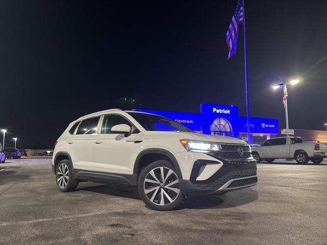 used 2023 Volkswagen Taos car, priced at $20,000