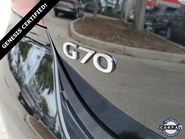 used 2023 Genesis G70 car, priced at $34,491