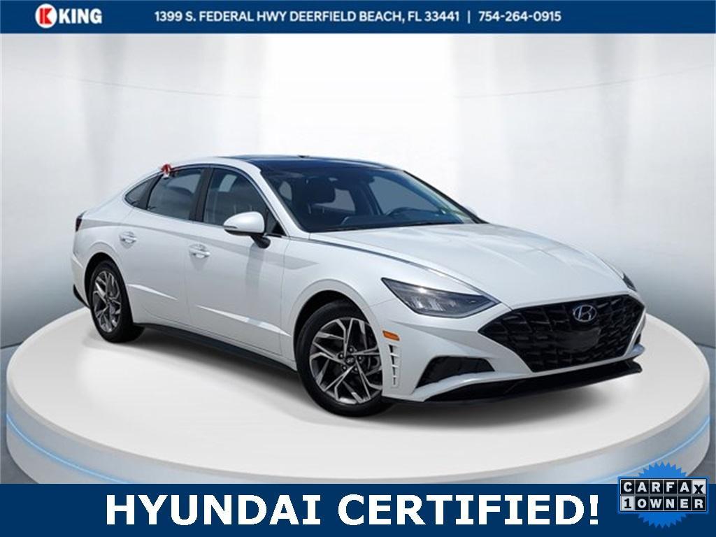 used 2021 Hyundai Sonata car, priced at $18,875