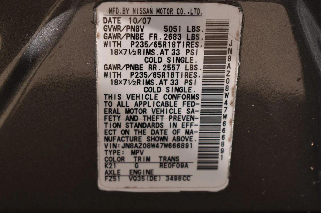 used 2007 Nissan Murano car, priced at $4,899