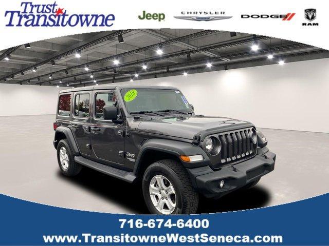 used 2018 Jeep Wrangler Unlimited car, priced at $23,771