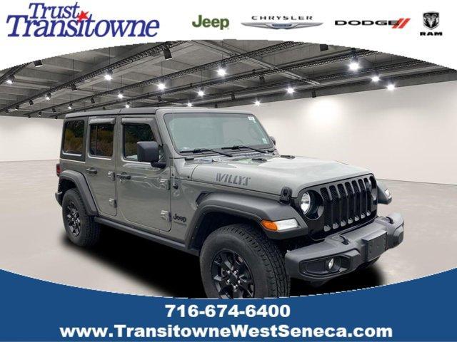 used 2021 Jeep Wrangler Unlimited car, priced at $29,189