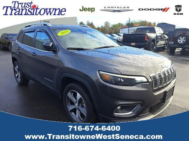 used 2021 Jeep Cherokee car, priced at $25,054