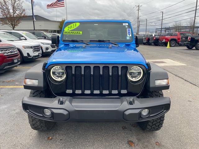 used 2021 Jeep Wrangler Unlimited car, priced at $30,811