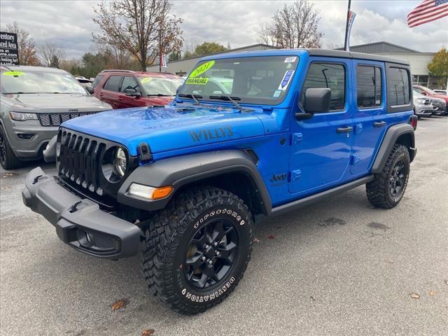 used 2021 Jeep Wrangler Unlimited car, priced at $30,811