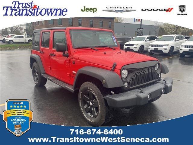 used 2017 Jeep Wrangler Unlimited car, priced at $26,919