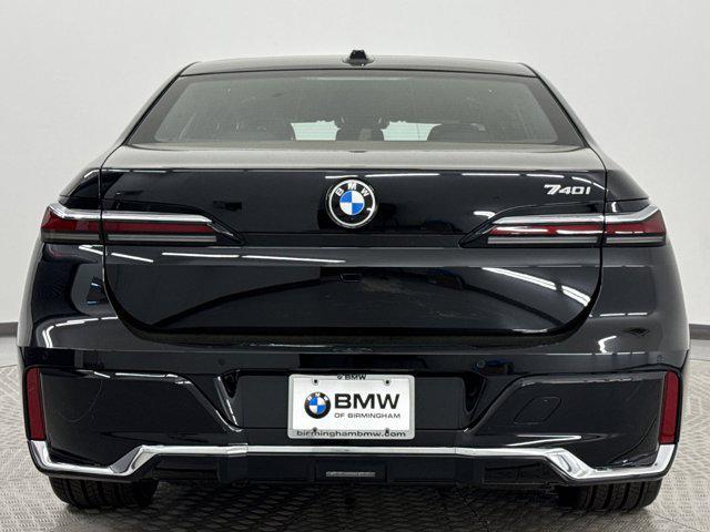 new 2025 BMW 740 car, priced at $108,655