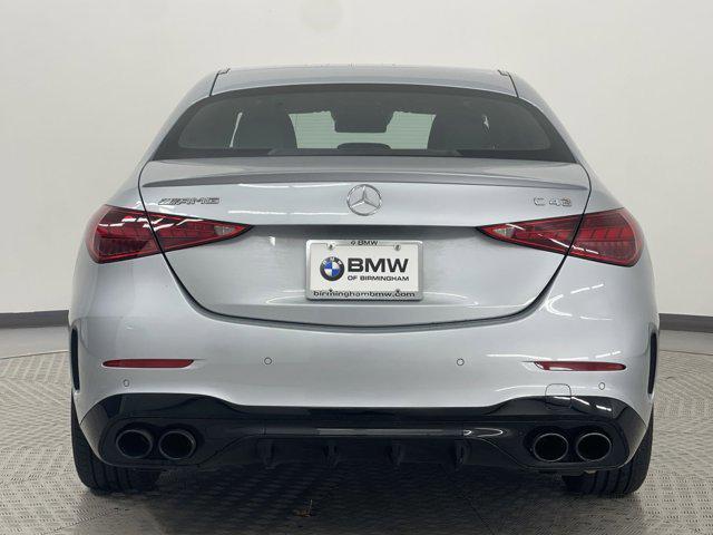 used 2024 Mercedes-Benz AMG C 43 car, priced at $53,999