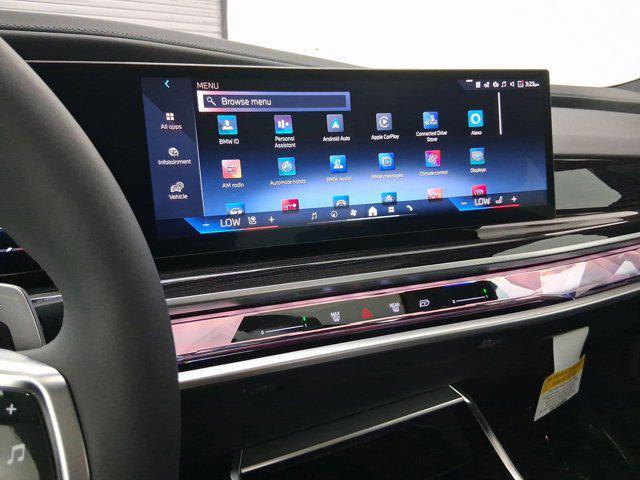 new 2025 BMW 740 car, priced at $107,355