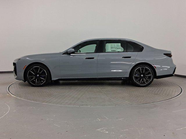 new 2025 BMW 740 car, priced at $107,355