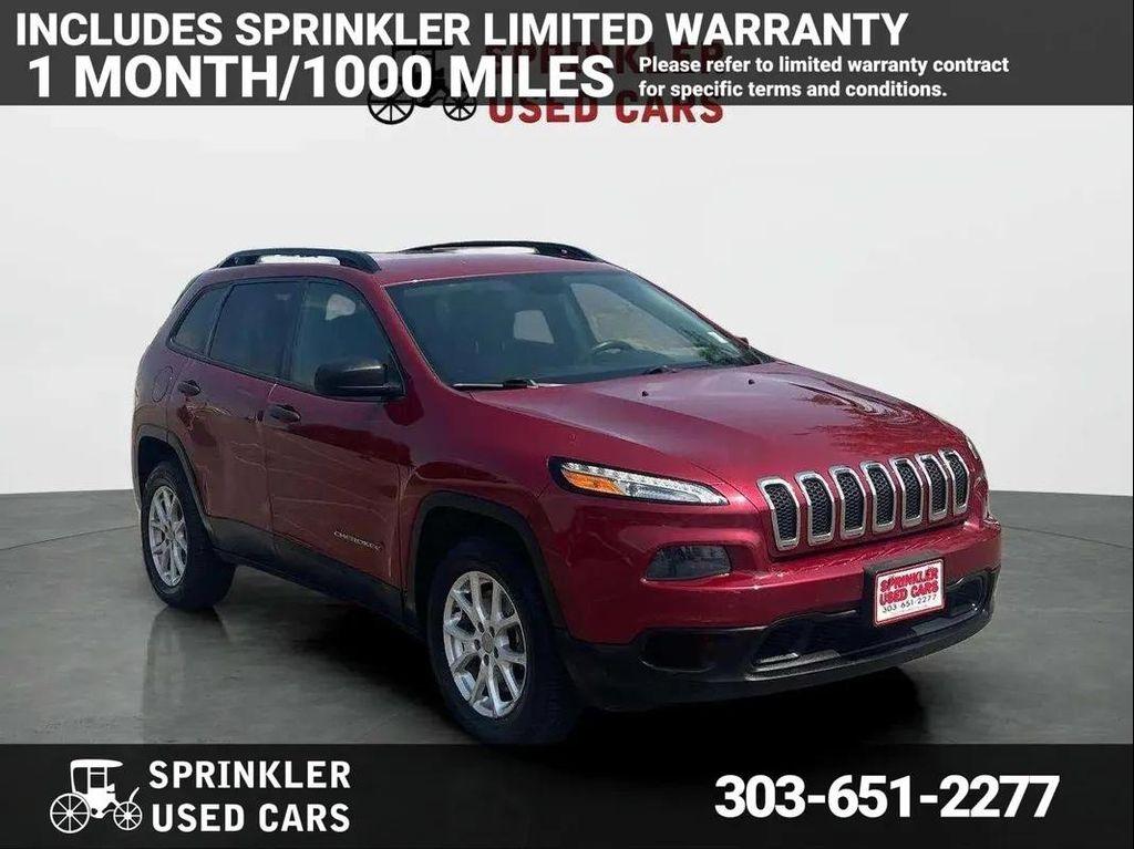 used 2016 Jeep Cherokee car, priced at $9,998