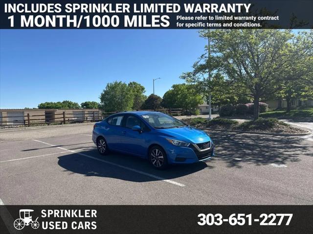 used 2021 Nissan Versa car, priced at $14,998