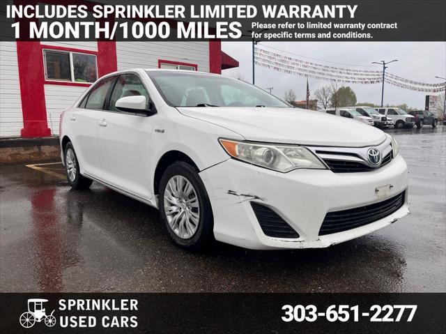 used 2013 Toyota Camry Hybrid car, priced at $9,998