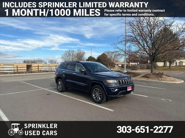 used 2017 Jeep Grand Cherokee car, priced at $17,498