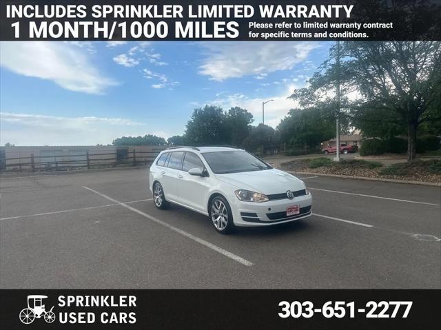 used 2015 Volkswagen Golf SportWagen car, priced at $12,998