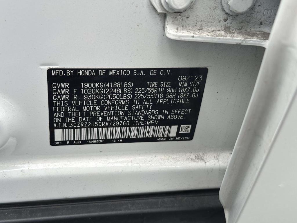 used 2024 Honda HR-V car, priced at $25,999