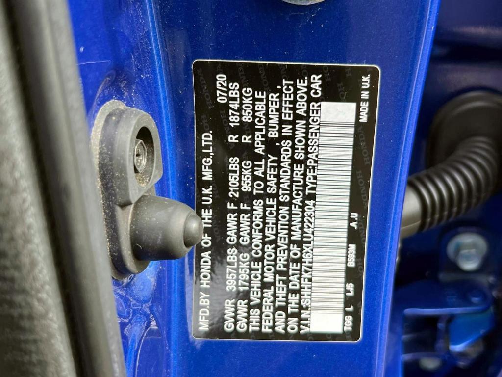 used 2020 Honda Civic car, priced at $19,999