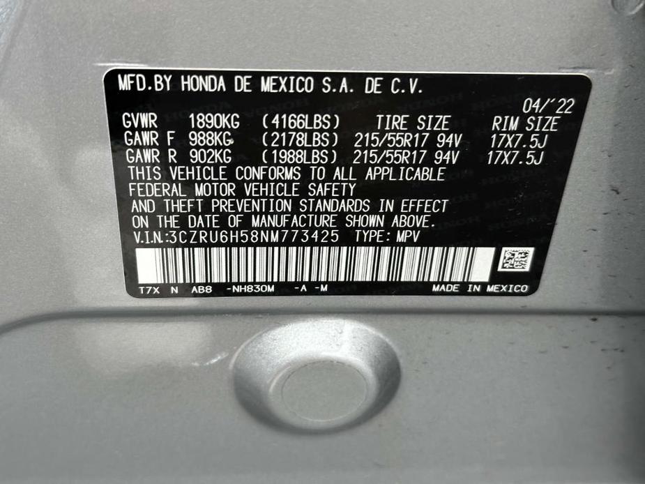 used 2022 Honda HR-V car, priced at $23,990