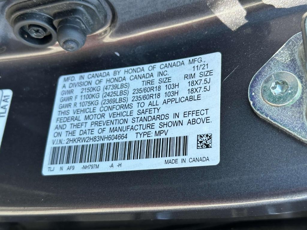 used 2022 Honda CR-V car, priced at $28,999