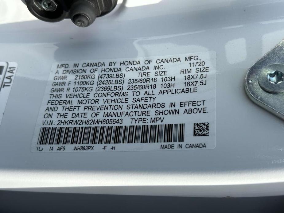 used 2021 Honda CR-V car, priced at $26,999