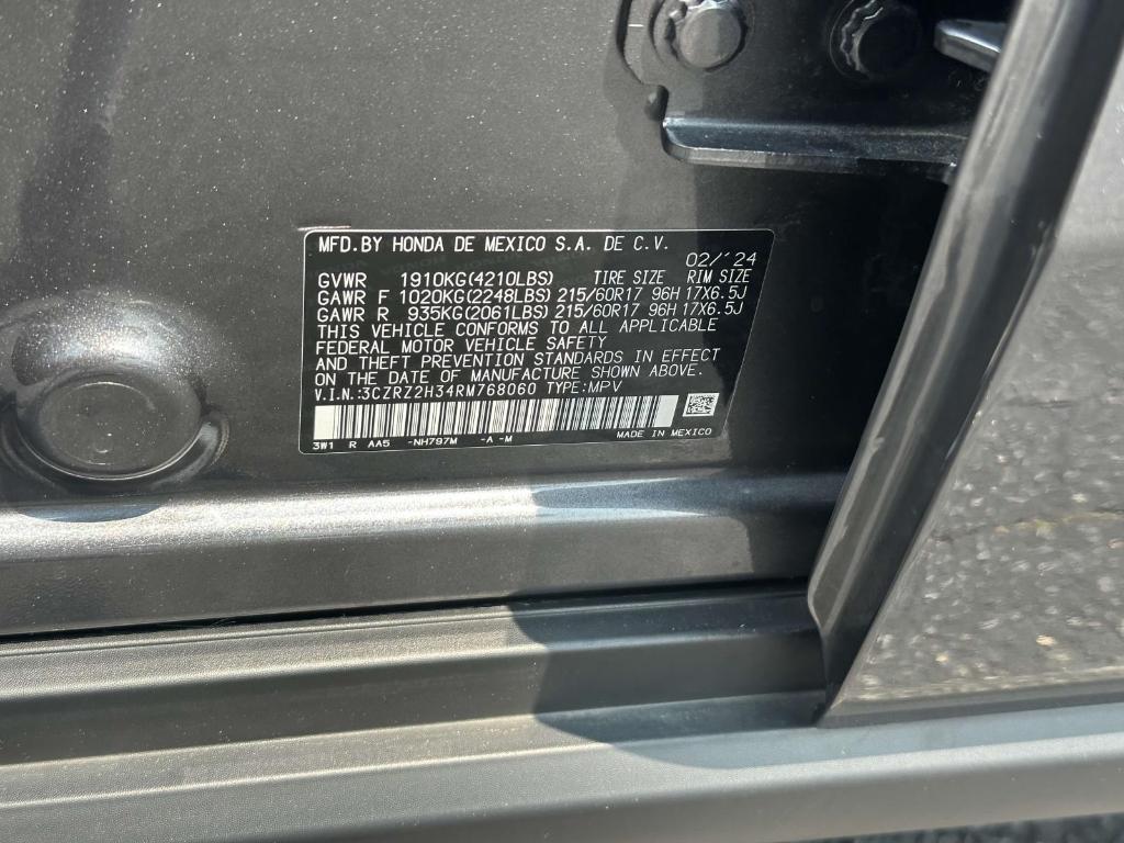 used 2024 Honda HR-V car, priced at $25,999