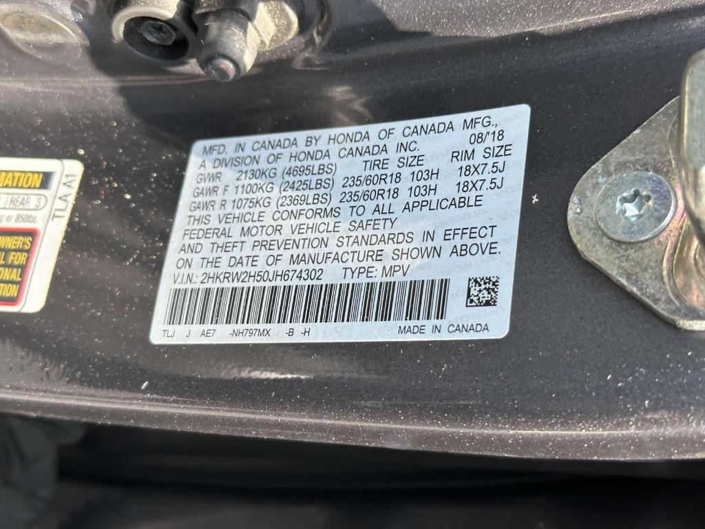 used 2018 Honda CR-V car, priced at $22,999