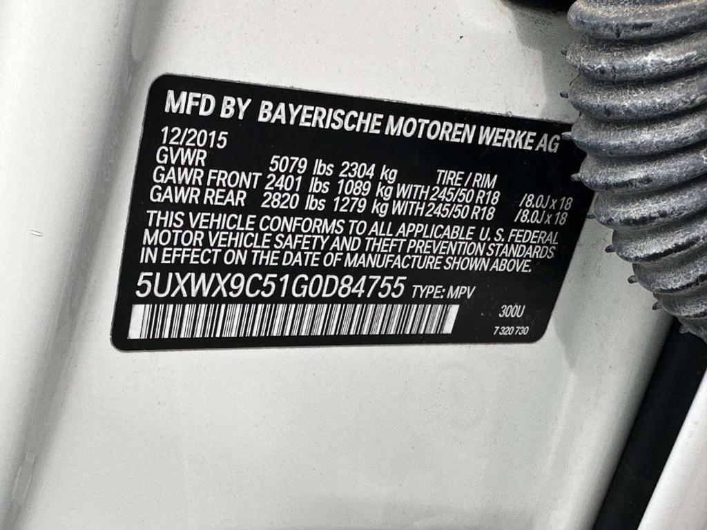 used 2016 BMW X3 car, priced at $17,999