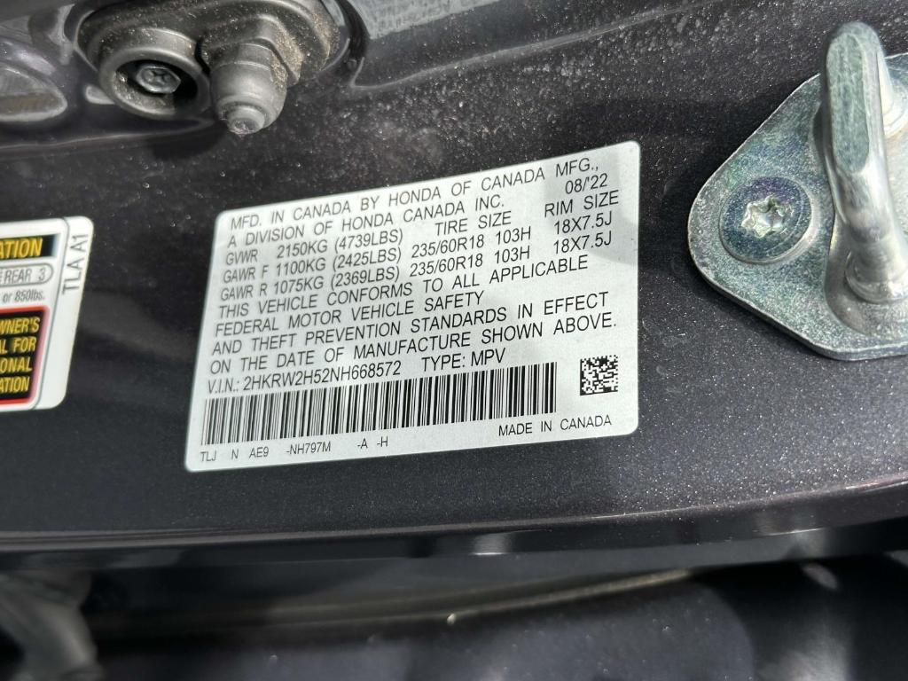 used 2022 Honda CR-V car, priced at $25,999